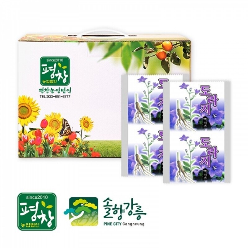 평창농업법인,[㈜평창농업법인] 산도라지즙(120mlX50팩)